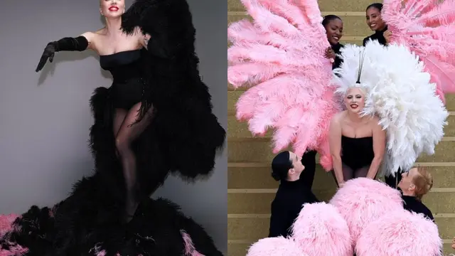 Tampilan Kontras Lady Gaga dan Celine Dion Kenakan Gaun Dior Buka Gelaran Olimpiade Paris 2024