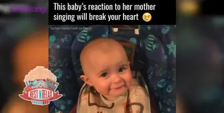Bayi Ini Menangis Saat Dengar Ibunya Bernyanyi