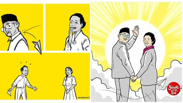 Komik Mengenang BJ Habibie Ini Bikin Haru