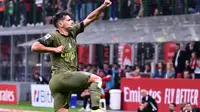 Gelandang serang AC Milan Brahim Diaz. (MIGUEL MEDINA / AFP)