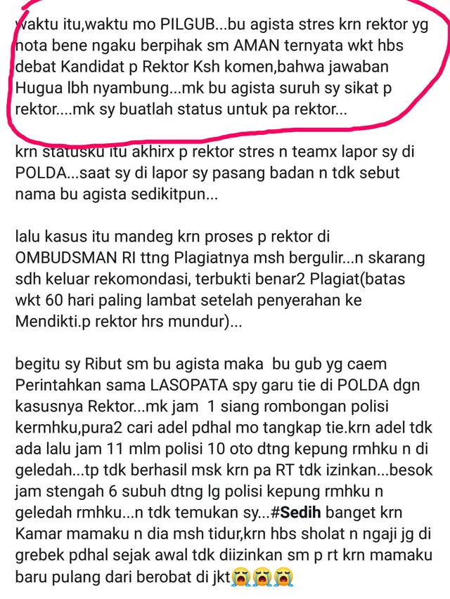 Buron unggahan hoaks