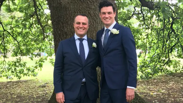 Pasangan gay anggota parlemen Australia.