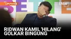 Golkar Ingin Bantu Tapi Ridwan Kamil 'Menghilang'