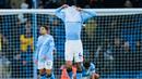 Tren kurang meyakinkan Manchester City berlanjut. Kini mereka mencatat tiga hasil imbang beruntun di Liga Inggris. (AP Photo/Dave Thompson)