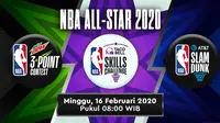 Three Point Contest, Slam Dunk sampai Skill Challenge di NBA All-Star 2020, Minggu (16/2/2020)