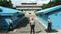 Tentara Korea Selatan berjaga di Joint Secutiry Area di DMZ. (Creative Commons)