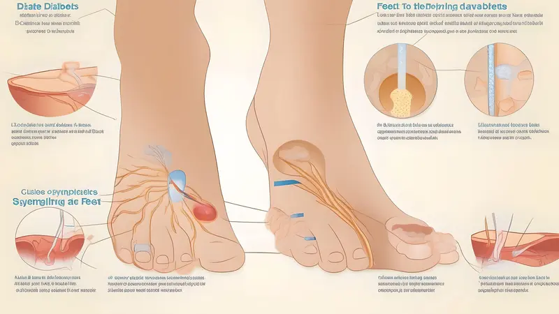 Periksa Kaki Anda! 7 Tanda Awal Diabetes yang Harus Diwaspadai (Ilustrasi Tanda Awal Diabetes di Kaki by AI)