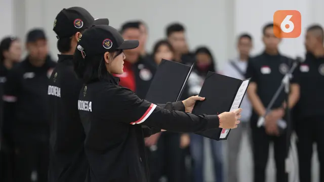 Pengukuhan Kontingen Indonesia untuk Olimpiade Paris 2024