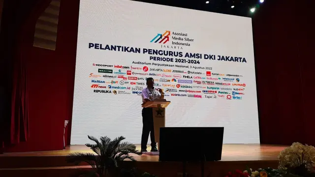 Pesan Gubernur DKI Jakarta Anies Baswedan kepada Pengurus AMSI DKI Jakarta Periode 2021-2024.