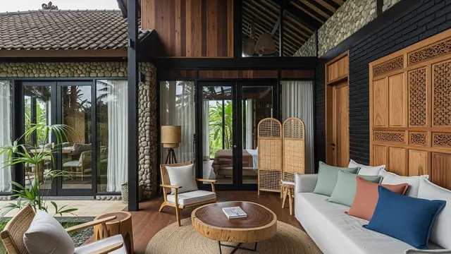 Model Rumah Kecil Bergaya Japandi Mewah Terbaru 2025/ Ilustrasi AI