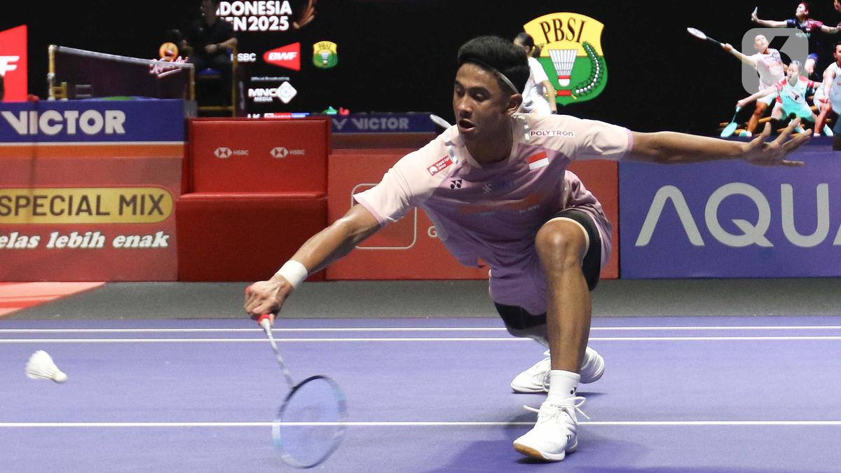 Alwi Farhan Tumbang, Tunggal Putra Indonesia Tanpa Wakil di Perempat Final Indonesia Open 2025