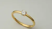 11 Model Cincin Emas Minimalis 2025 yang Timeless, Desain Simpel Cocok untuk Sehari-hari
