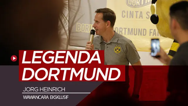 Berita video wawancara eksklusif legenda Borussia Dortmund, Jorg Heinrich, di Jakarta.