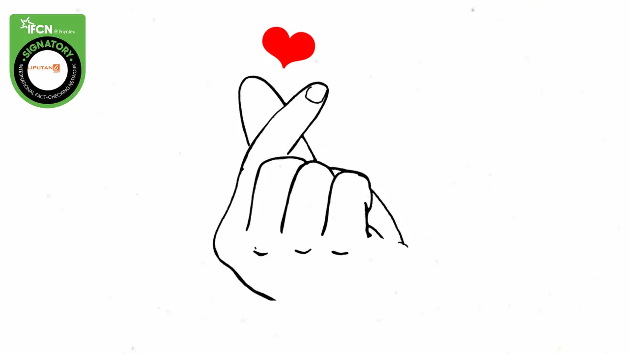 [Cek Fakta] Finger Heart Adalah Salib, Benarkah? (Wikipedia/ Creative Commons)