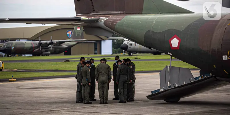 FOTO: Melihat Kesiapan TNI AU Membantu Pencarian Pesawat Sriwijaya Air SJ 182