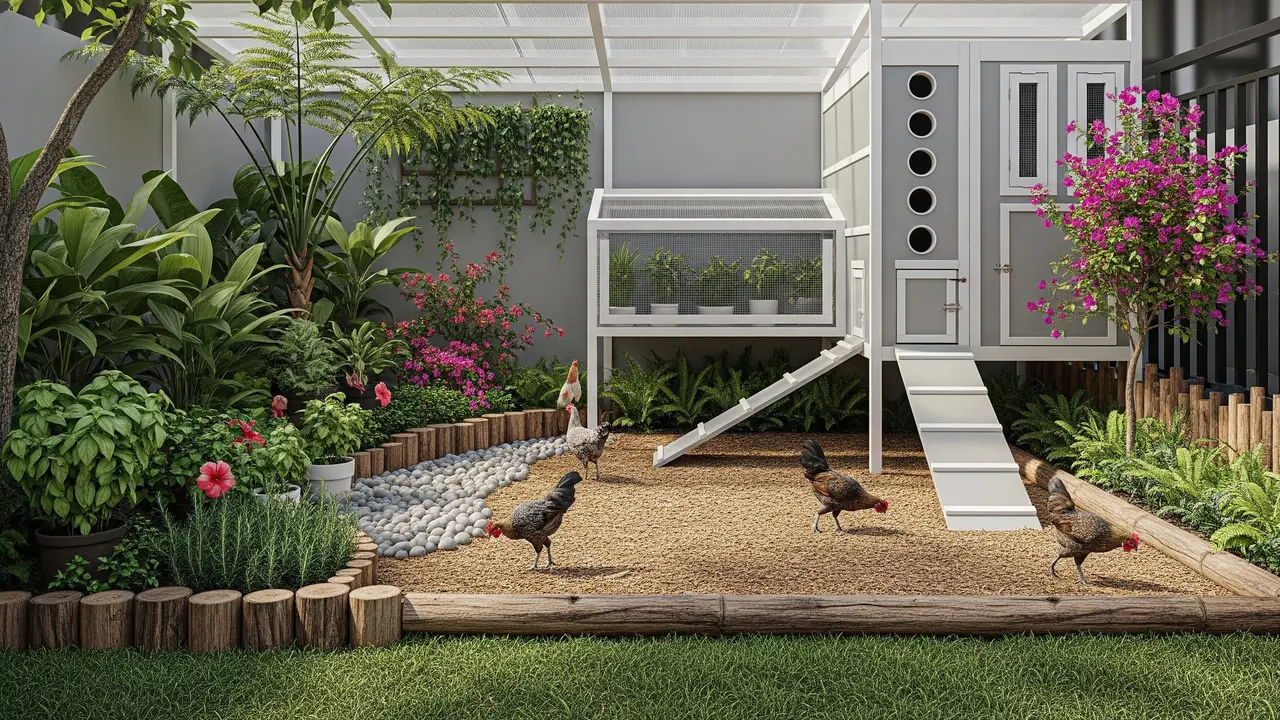 Ide umbaran ayam luas tapi tetap rapi untuk halaman rumah kecil