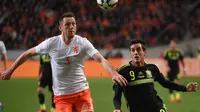 Belanda vs Spanyol (EMMANUEL DUNAND/AFP)