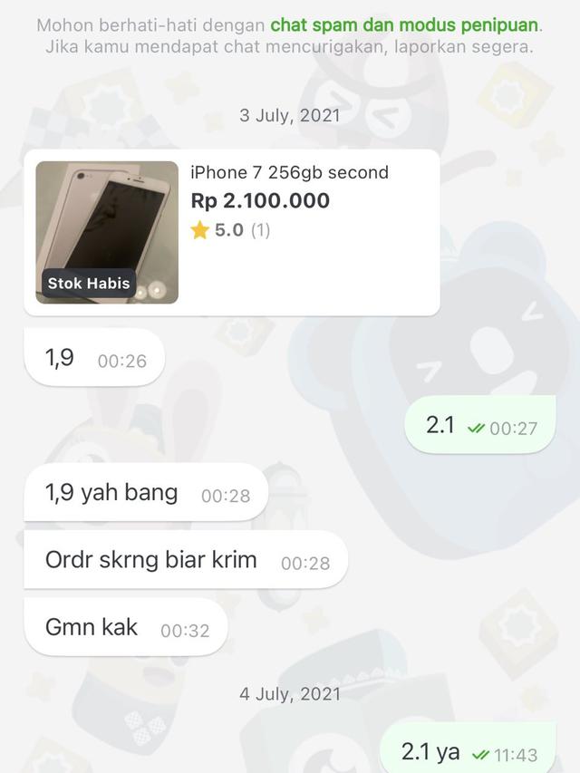 Chat Pembeli Nawar Harga Sadis ke Penjual, Bikin Ikut Kesal. (Sumber: Twitter/thepan_316)