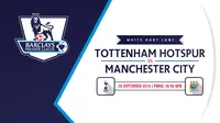 Tottenham Hotspur vs Manchester City (Liputan6.com/Ari WIcaksono)