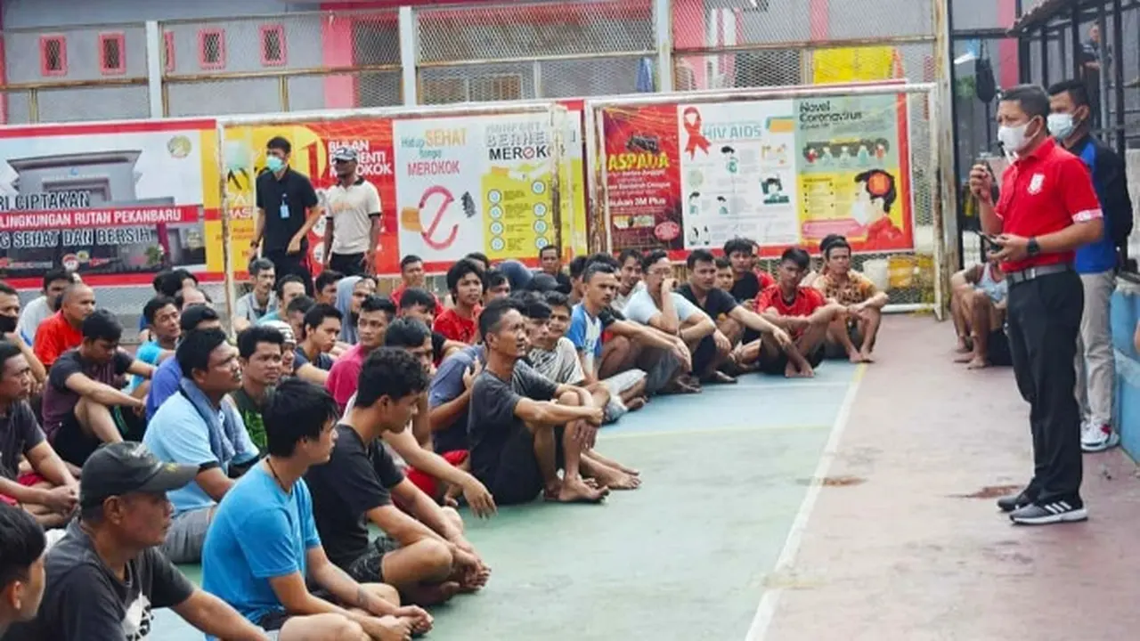 Warga binaan di Rutan Pekanbaru yang diusulkan mendapat remisi kemerdekaan.