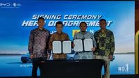 BYD Motor Indonesia terima order 10 ribu mobil listrik dari PT PLN (Persero) melalui subholding PLN Icon Plus. (Liputan6.com/Septian)