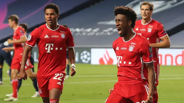 Winger Bayern Munchen, Kingsley Coman.