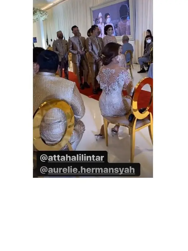 7 Potret Akad Nikah Atta Halilintar dan Aurel Hermansyah, Usung Adat Jawa
