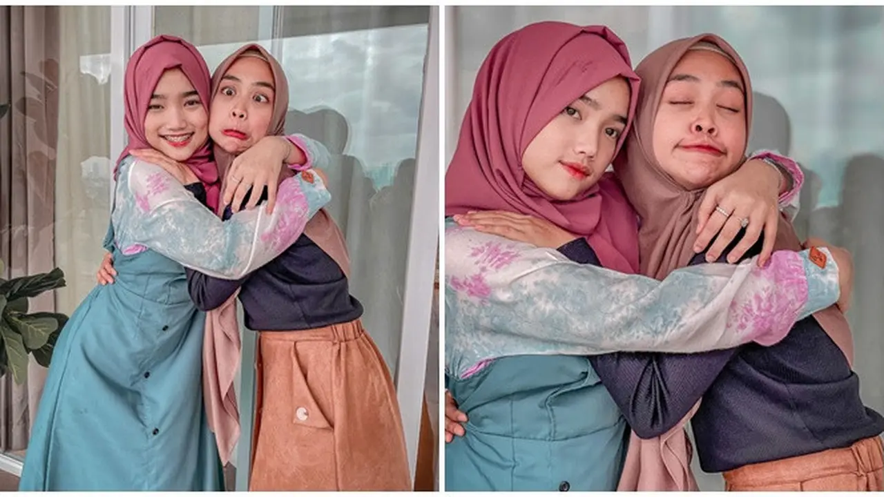 6 Potret Fuji Adik Bibi Ardiansyah Bareng Ria Ricis, Penampilan Hijabnya Tuai Pujian