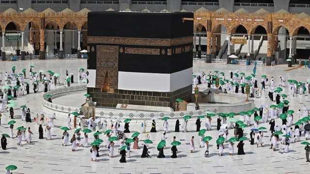 FOTO: Jemaah Mulai Rangkaian Ibadah Haji 2021