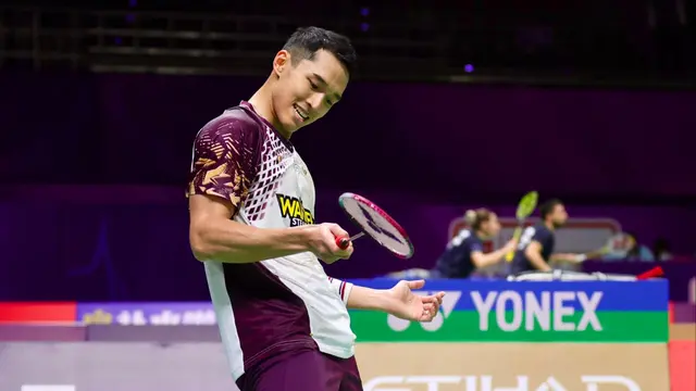 Ekspresi tunggal putra Indonesia, Jonatan Christie