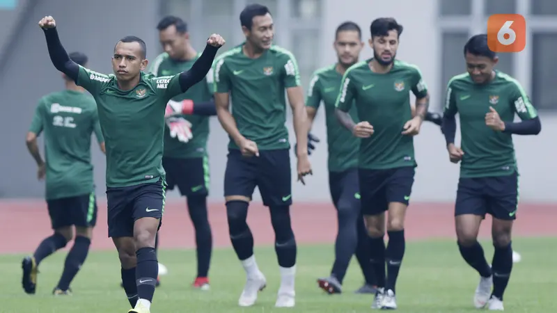 Piala AFF 2018 : Latihan Timnas Indonesia