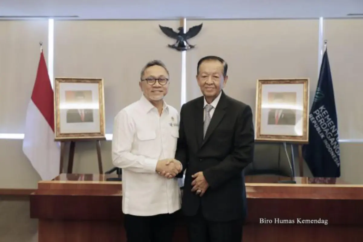 Menteri Perdagangan Zulkifli Hasan menerima kunjungan Ketua Parlemen Thailand Wan Muhammad Noor Matha.
