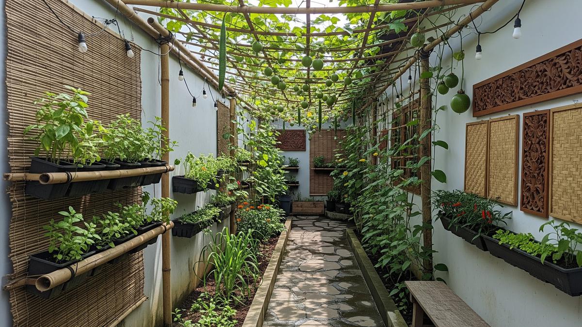 7 Ide Kebun Rambat Produktif untuk Lorong Rumah, Sudut Sempit Jadi Makin Cantik dan Produktif