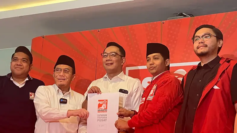 Ridwan Kamil-Suswono Terima B1 KWK dari PSI, Siap Daftar Pilgub Jakarta 28 Agustus 2024