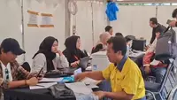Posko Motis Kemenhub di Stasiun Depok Baru Mulai Didatangi Warga Pemudik