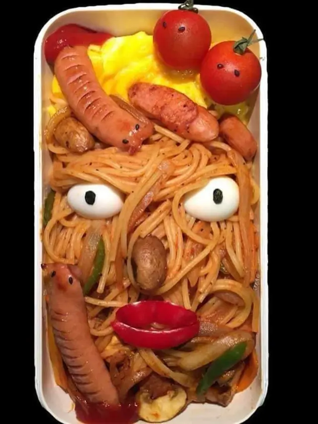 Bekal makanan serem (Sumber: Twitter/fayuliana)