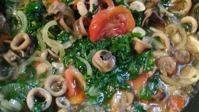 Cumi Oseng Daun Kelor