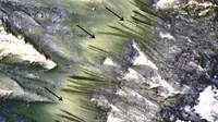 Jepretan Pesawat NASA Tunjukkan Aliran Air di Mars... Sungai?