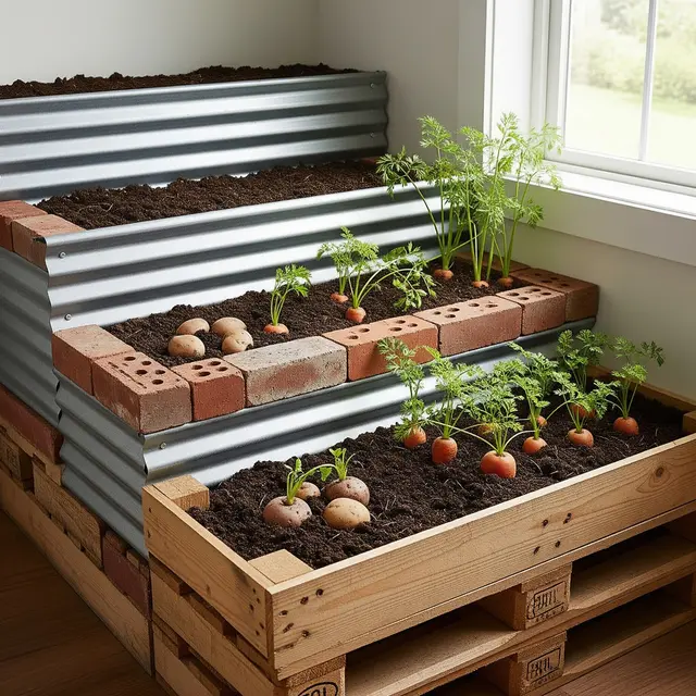 Kebun Sayur Mini di Rumah Sempit yang Tidak Ribet Perawatan (Image by Gemini AI)