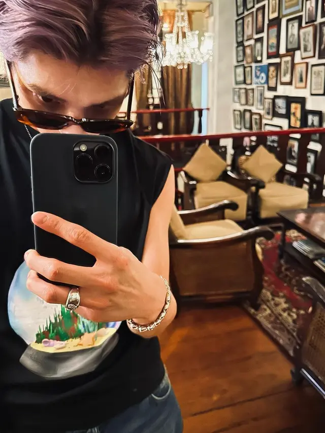 Taeyong NCT di Kota Tua. (Foto: Instagram/taeoxo_nct)
