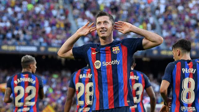 Foto: Benzema dan Lewandowski Tampil Mengesankan, Cetak Brace untuk Kemanangan Real Madrid dan Barcelona di Liga Spanyol