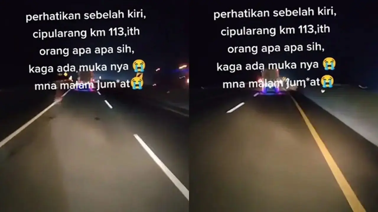 Detik-Detik Sopir Truk Melihat Penampakan Berbaju Merah, Bikin Merinding