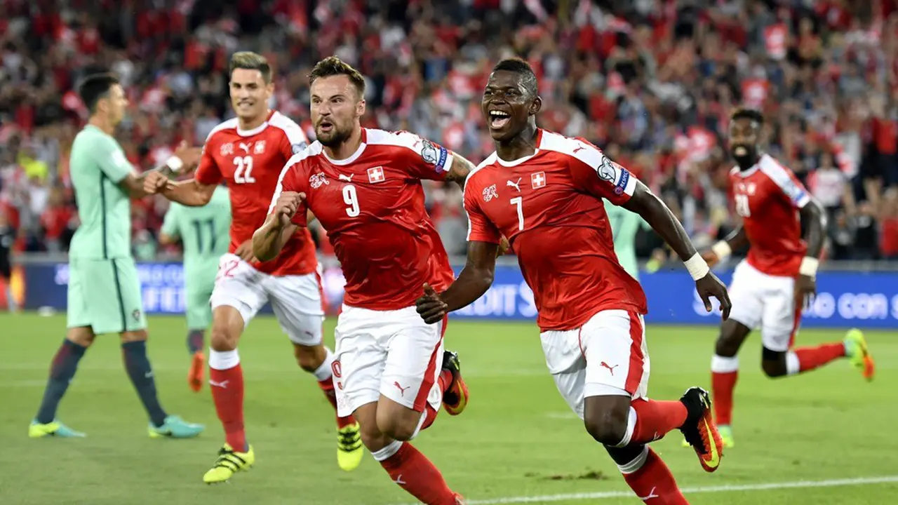 Swiss vs Portugal. (AFP)