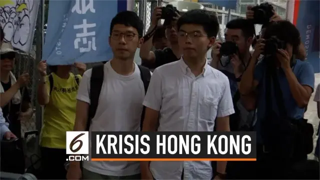 Joshua Wong, aktivis pro-demokrasi Hong Kong dibebaskan kepolisian. Ia meminta pemimpin Hong Kong Carrie Lam mundur dari jabatannya.