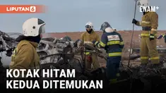 KOTAK HITAM KEDUA DITEMUKAN DI LOKASI KECELAKAAN PESAWAT AZERBAIJAN DI DEKAT AKTAU, KAZAKHSTAN