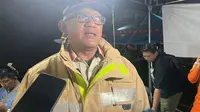 Plt Kepala Dinas Gulkarmat Jakarta Satriadi Gunawan mengatakan, proses pemadaman kebakaran Glodok Plaza, Mangga Besar, Jakarta Barat dinyatakan selesai. (Liputan6.com/ Winda Nelfira)