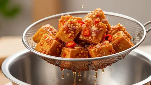 Meniriskan Tahu Setelah Digoreng