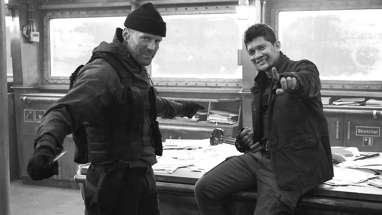 Jason Statham dan Iko Uwais. (Instagram/ jasonstatham)