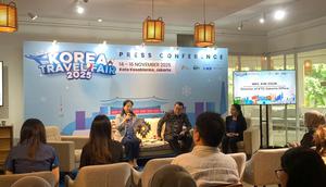 Sambutan Kim Jisun Director KTO Jakarta Office (dok.Liputan6.com/Salsa Nur Fadillah)