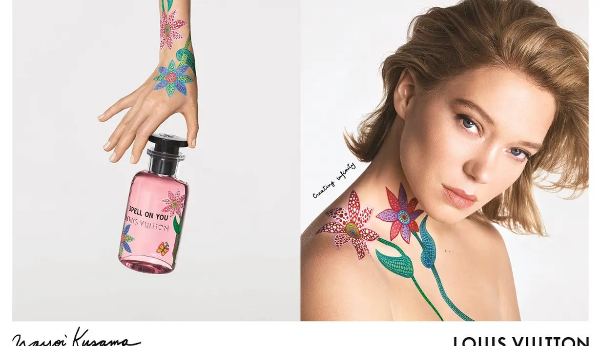 Louis Vuitton berusaha menampilkan semangat Yayoi Kusama yang ekspresif dan ceria dalam motif terbarunya. Kampanye ini dikerjakan oleh fotografer Steven Meisel. Foto: Document/Louis Vuitton.